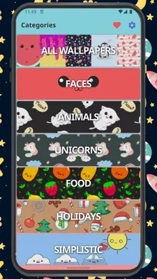 Cute Wallpapers Kawaii android App screenshot 5